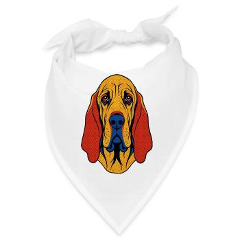 Bluthund - Bandana - Weiß - Vorne