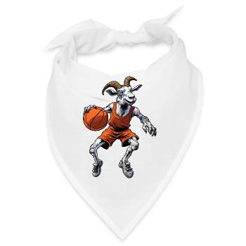 Ziegen Basketball / Bball Goat - Bandana - Weiß - Vorne