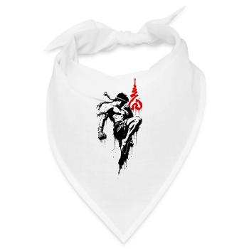 Nak Muay – Muay-Thai-Kämpfer - Bandana - Weiß - Vorne