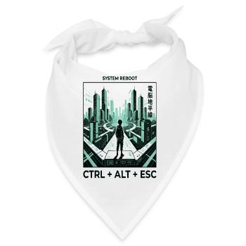Reboot Skyline CTRL ALT ESC - Bandana - Weiß - Vorne