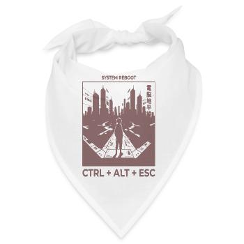 System Reboot Skyline - Bandana - Weiß - Vorne
