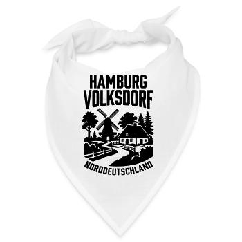 Volksdorf Hamburg Walddörfer  - Bandana - Weiß - Vorne