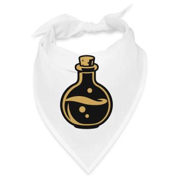 Zaubertrank Flasche Icon - Bandana - Weiß - Vorne