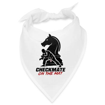 Schachmatt auf der Matte – BJJ - Bandana - Weiß - Vorne