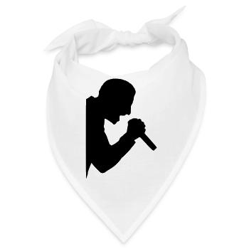singer - Bandana - Weiß - Vorne