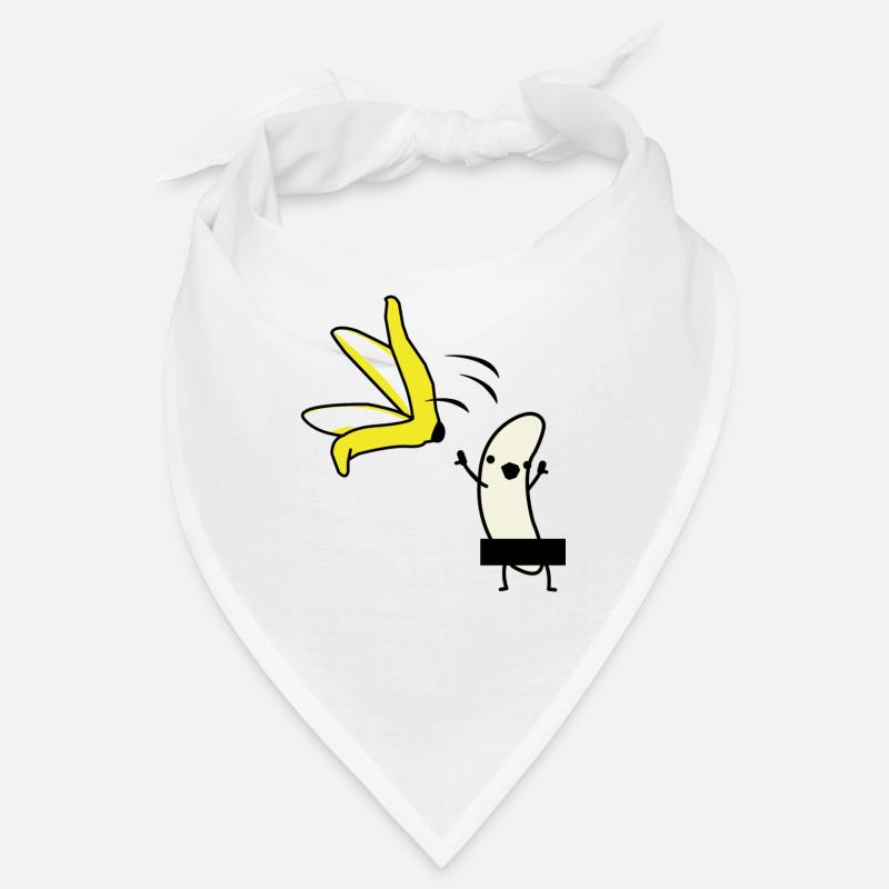 Banana pulls blank - Bandana - white