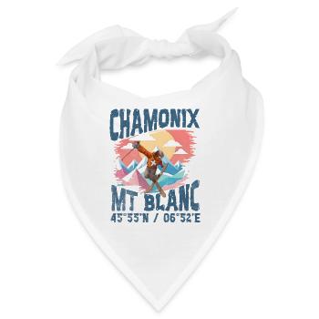 Chamonix Freestyle blc - Bandana - Weiß - Vorne