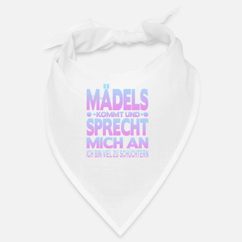 Ich bin Schüchtern - Bandana - Weiß