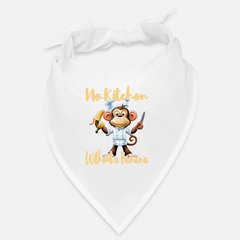 Cuisine Monkey Banana Vibes Bandana