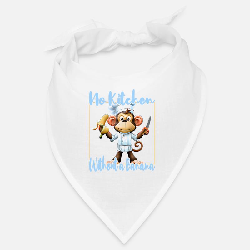 Kitchen Monkey Banana Vibes Bandana