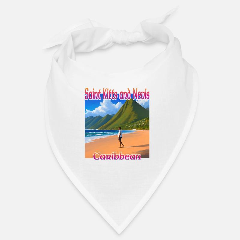 Beach in Saint Kitts and Nevis Bandana