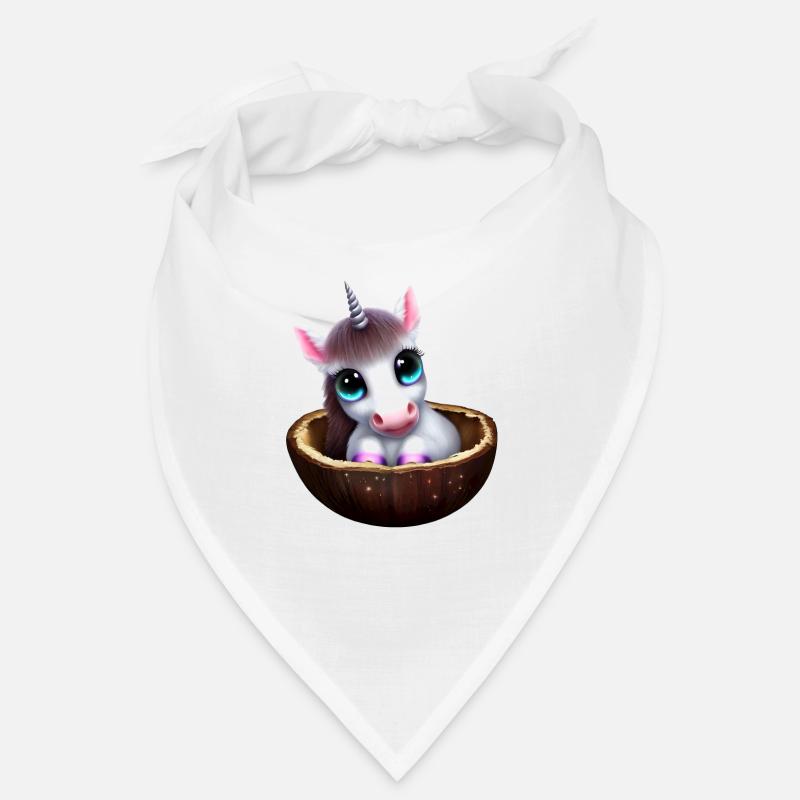 Unicorn in a coconut shell Bandana