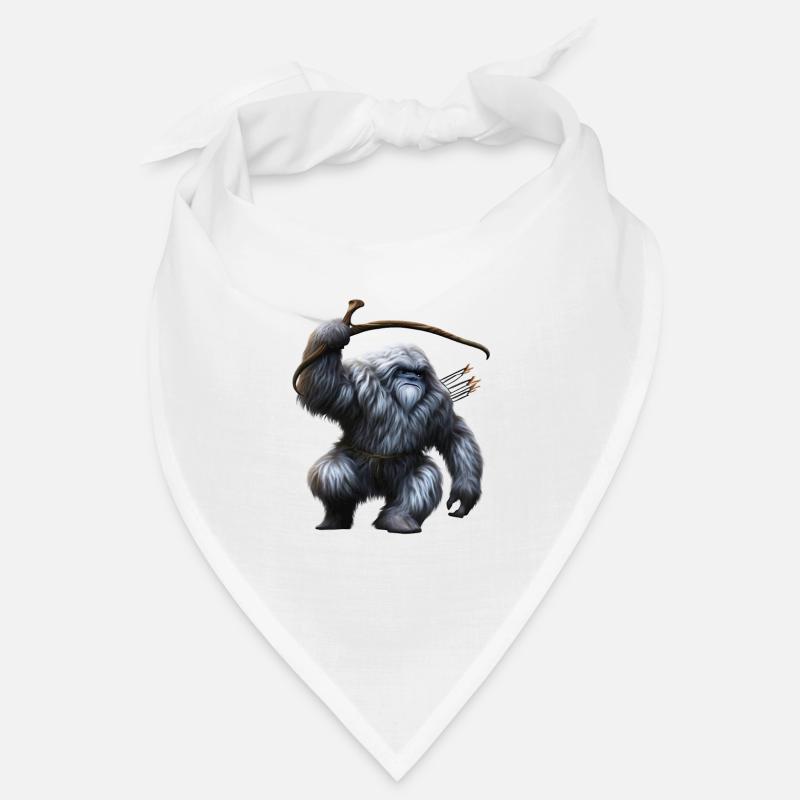 Yeti mit Pfeil und Bogen Bandana