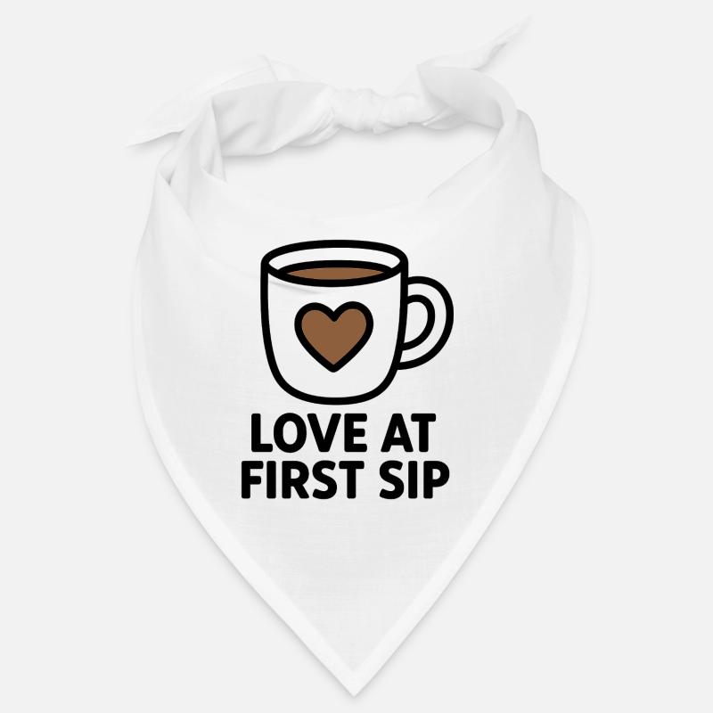 Love at First Sip Kaffeetasse Bandana