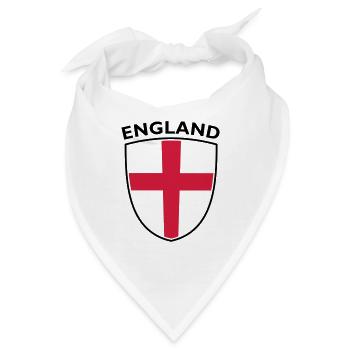 SHIELD ENGLAND - Bandana - Weiß - Vorne