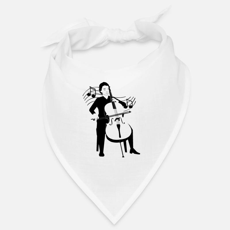 Violoncelliste jouant du violoncelle classique Bandana