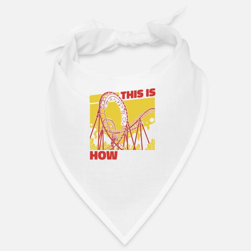 Roller Coaster Roller Coasters Amusement Park Bandana