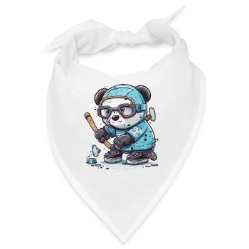 Panda Puckster - Bandana - Weiß - Vorne