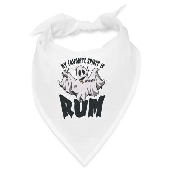 Meine Lieblingsspirituose ist Rum - Bandana - Weiß - Vorne