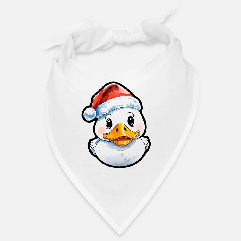 Duck Christmas Drawing Bandana