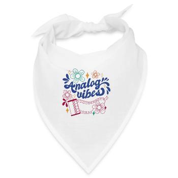Retro Photographer Vintage Analog Vibes - Bandana - Weiß - Vorne