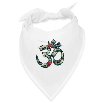 Cosmic Resonance: The Sacred Om - Bandana - Weiß - Vorne