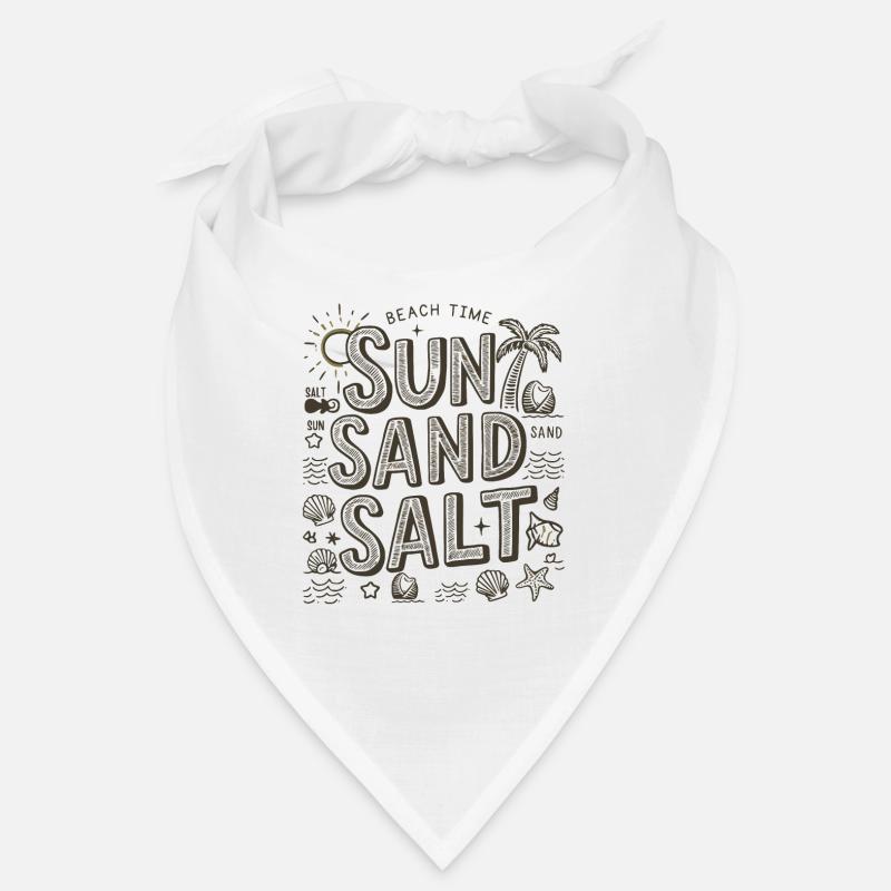 Temps de plage Soleil Sable Sel Bandana