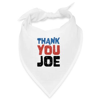 Vielen Dank, Joe - Wähler der Patriotischen Demokraten - Bandana - Weiß - Vorne