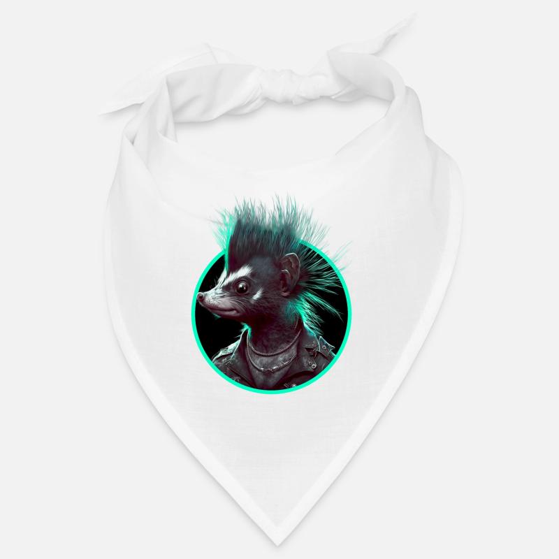 Mouffette punk Bandana