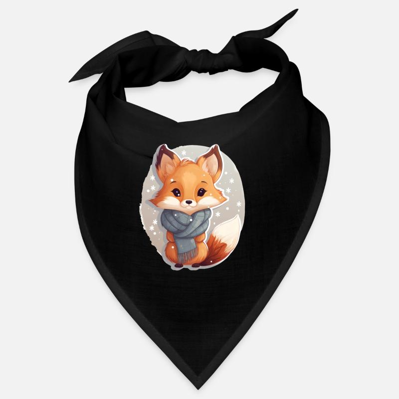 Fuchs im Winter Bandana