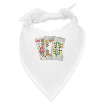 Watter Legende Watten Max Belle Spitz Maschine - Bandana - Weiß - Vorne