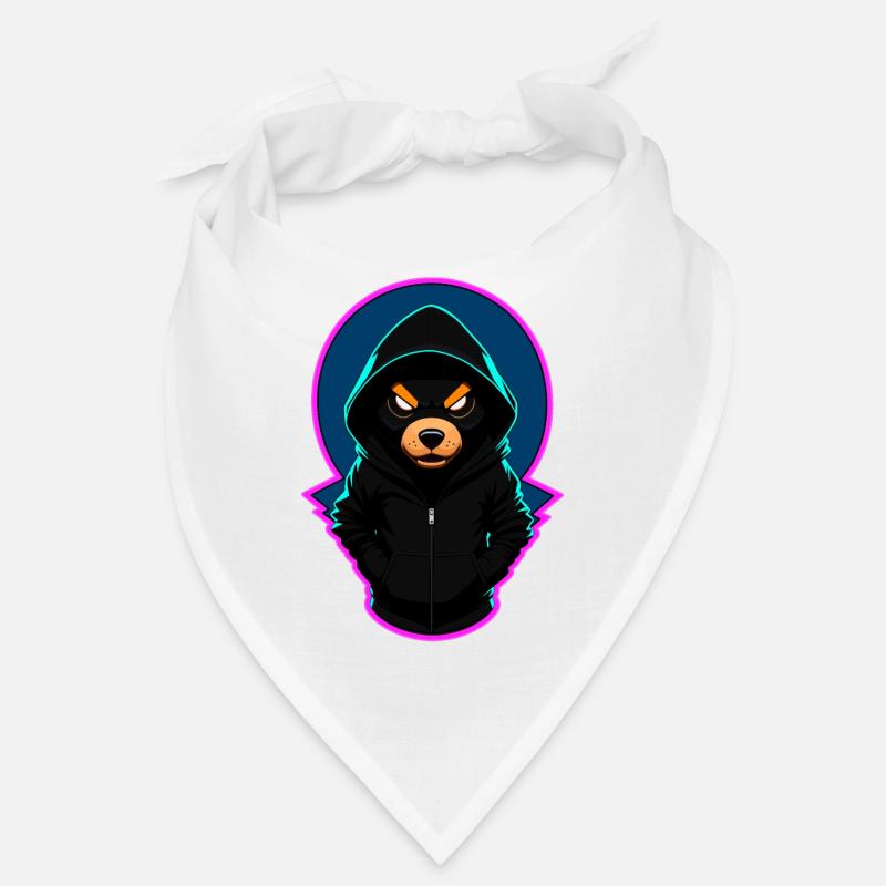 Ours en peluche maléfique avec sweat à capuche Bandana