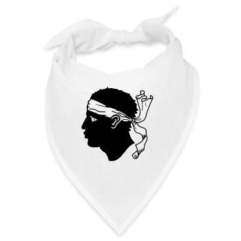 Tete de maure corse - Bandana - Weiß - Vorne