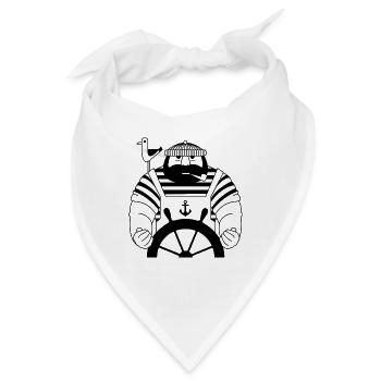 Marin der Vater - Bandana - Weiß - Vorne