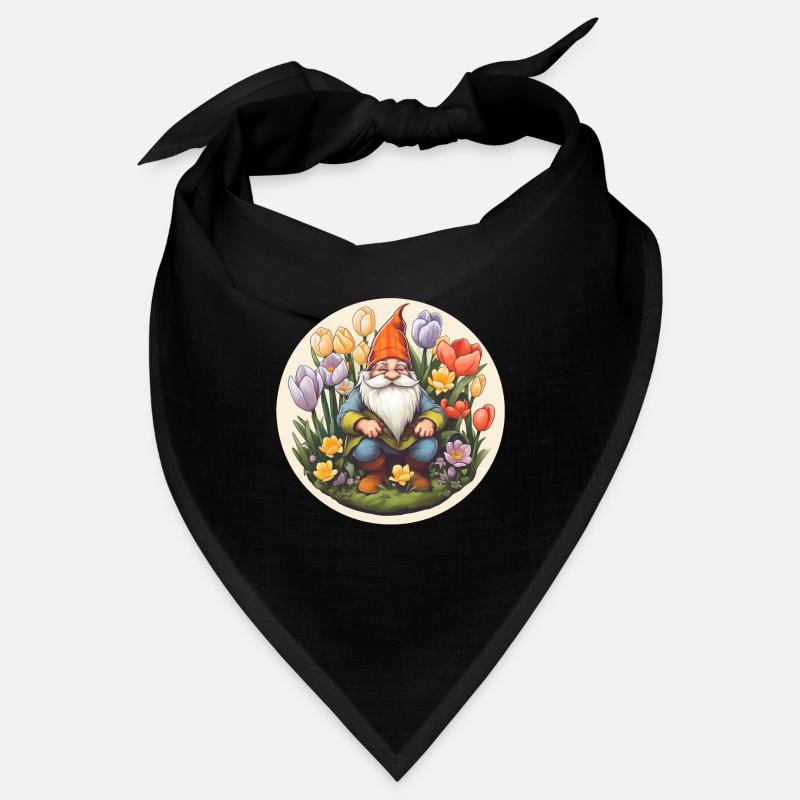 Nain dans le champ de fleurs Bandana