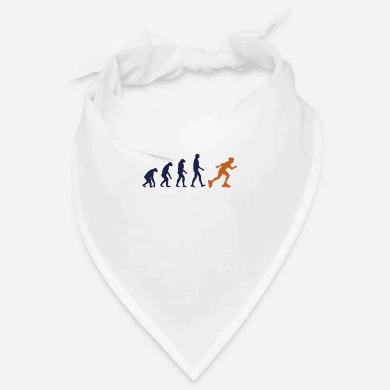 Skater Evolution Retro Rollschuhfahren Entwicklung Bandana