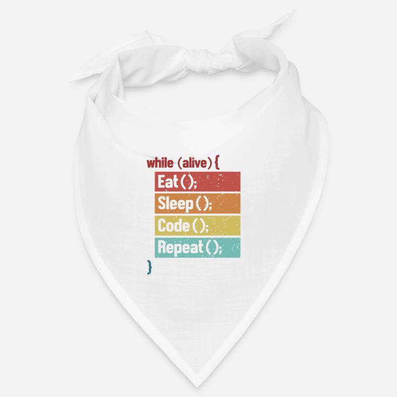 Eat Sleep Code Repeat Softwareingenieur Coder Bandana