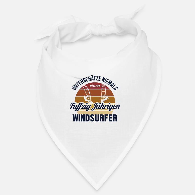 Fuffzig Jähriger Windsurfer Windsurfer Surfer Bandana