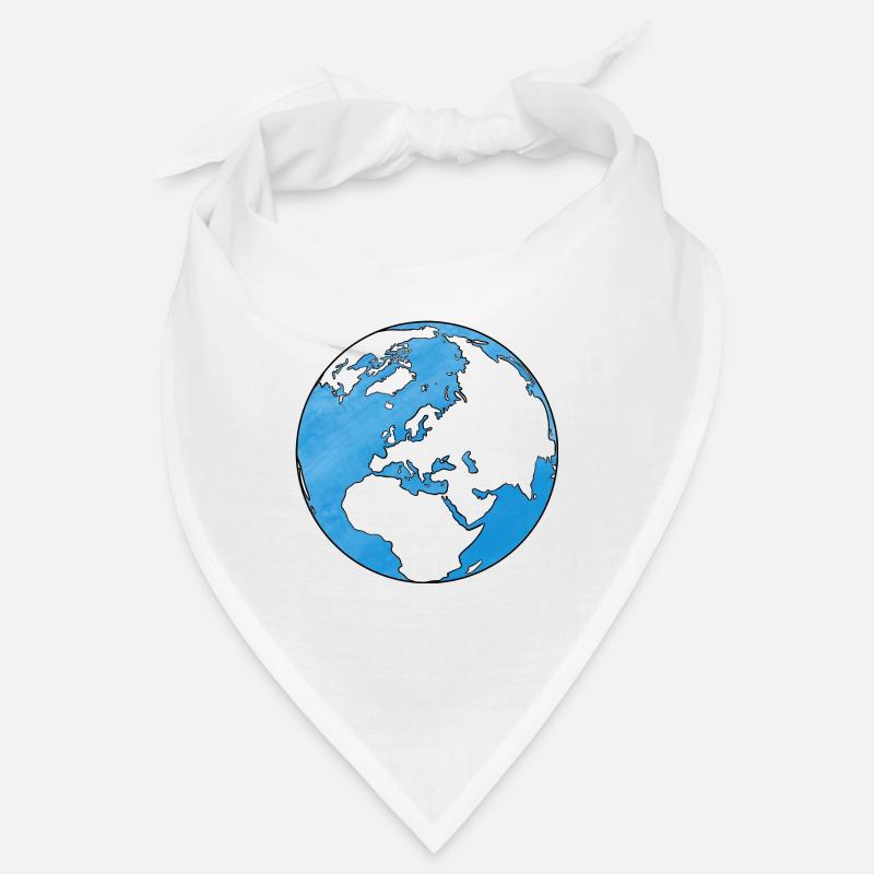 Globe Globe Globe Earth Bandana