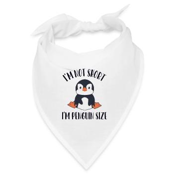 Pengiun Size Seevogel Königspinguin Kaiserpinguin - Bandana - Weiß - Vorne