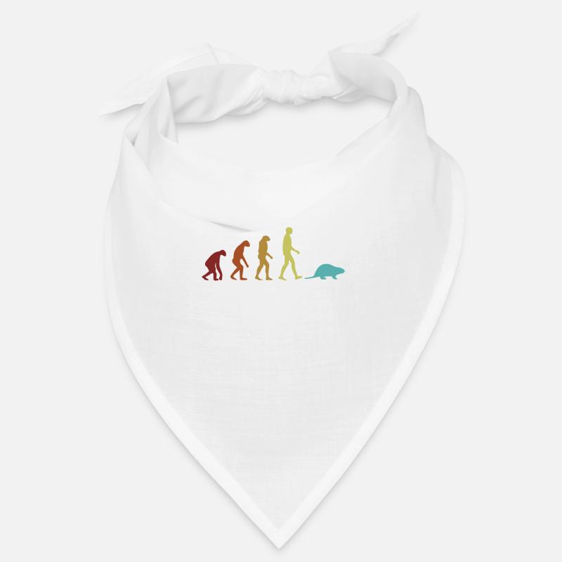 Nutria Evolution Sumpfbiber Biber Biberratte - Bandana - Weiß