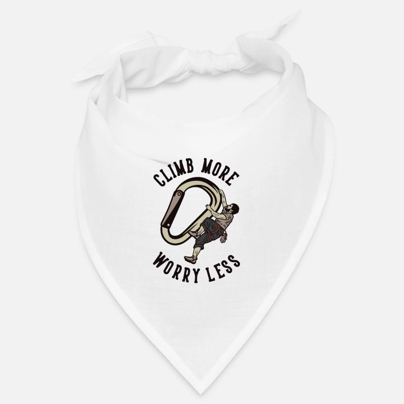 Climb More Worry Less Sportklettern Speedklettern Bandana