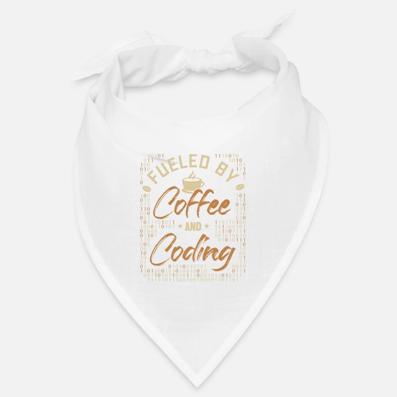Fueled by Coffee and Coding Coder Software Bandana