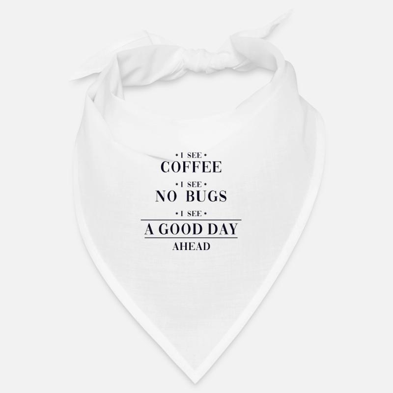 Coffee No Bugs Good Day Developer Coder Bandana