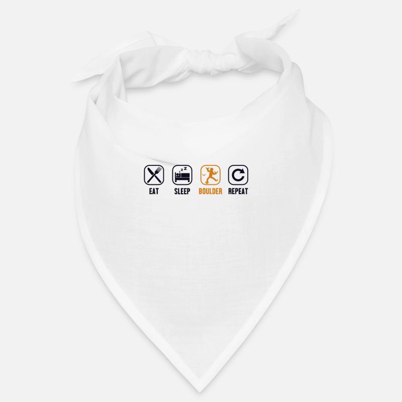 Eat Sleep Boulder Repeat Klettern Speedklettern Bandana