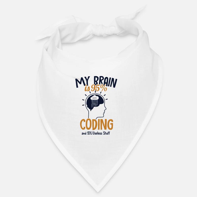 My Brain is 95% Coding Full Stack Coder Software Bandana