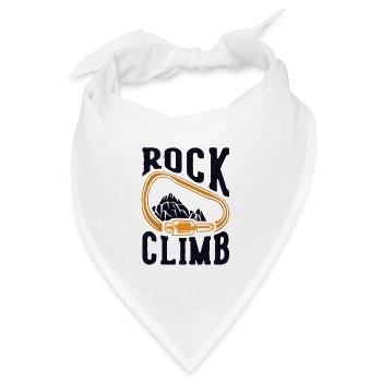 Rock Climb Sportklettern Speedklettern Kraxler - Bandana - Weiß - Vorne