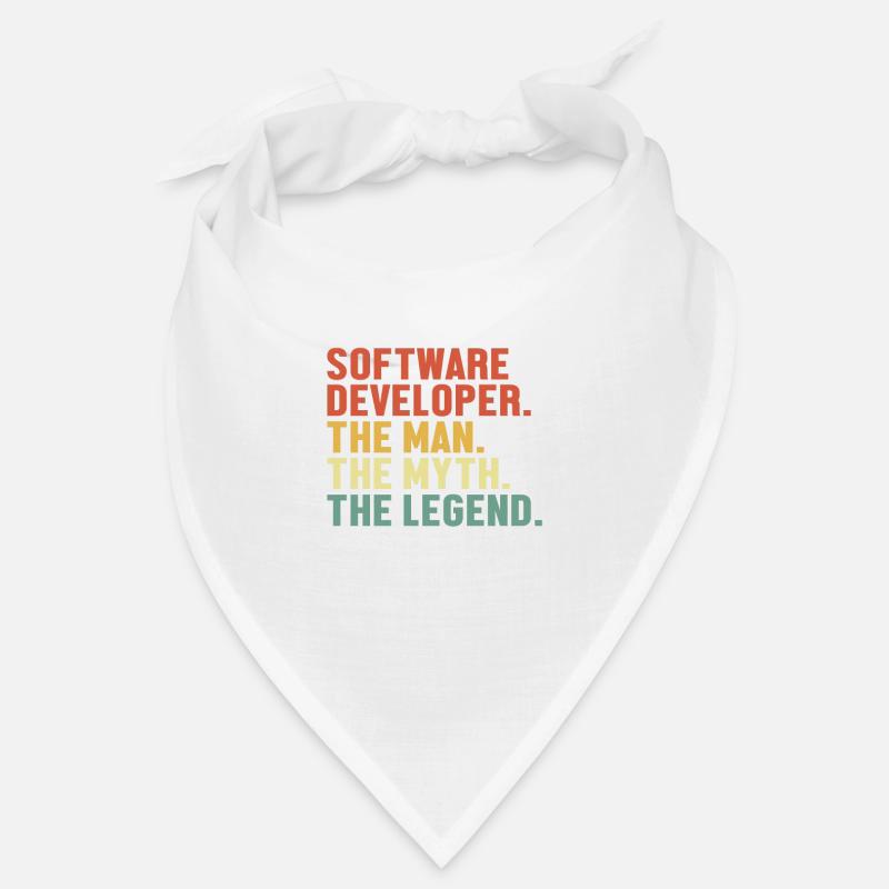 Software Developer Man Myth Legend Coder Software Bandana