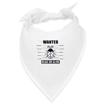 Bugs Wanted Softwareentwickler Developer - Bandana - Weiß - Vorne