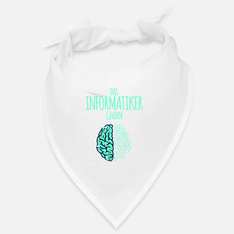 Informatiker Informatik Programmierer Nerd Geek - Bandana - Weiß